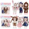 Fashionable Toddlers Mini Dolls for Little Girl Toy Collection 3D Eye Cute Dolls