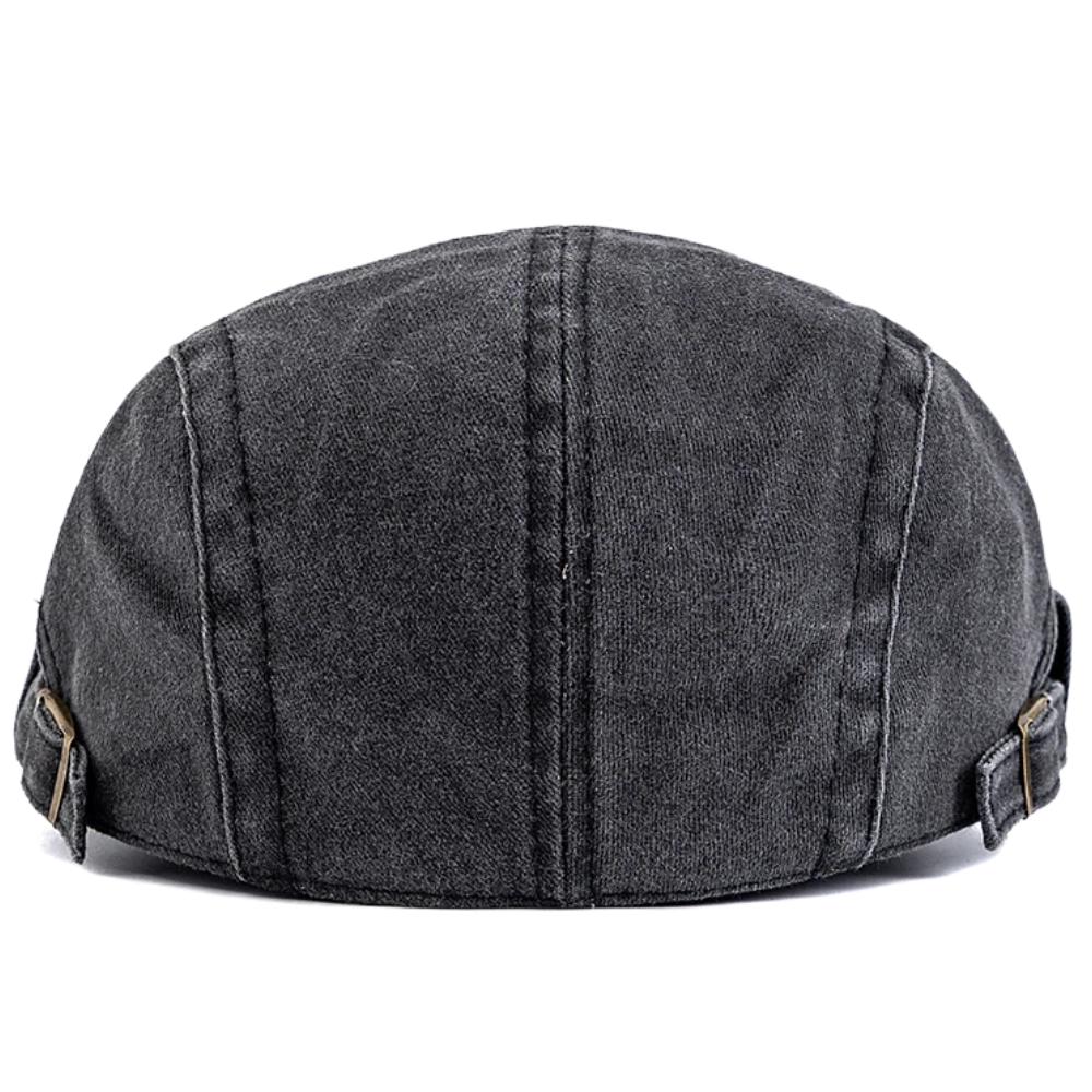 Nový styl Unisex Vintage Prané Baretky Klobouk Vyšívané Kovbojské Klobouky Pro Muže Ženy Retro Plochá Čepice Venkovní Neformální Streetwear Čepice
