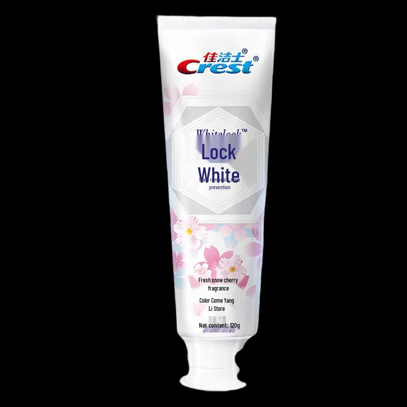 

Crest Lock-in Whitening & Stain Protection Toothpaste, Sakura Mint, 120g