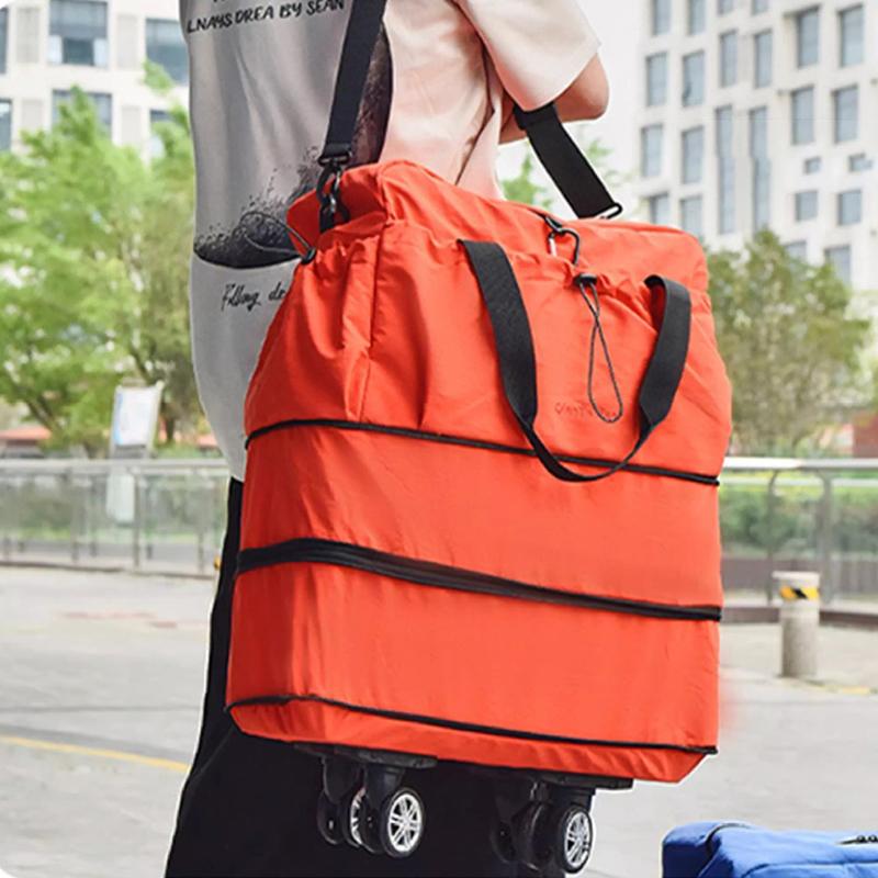 Handbag Large-capacity Short-distance Travel Bag Female Travel Pending Delivery Storage Duffel Bag Sports with Wheels Fitness Bag Male