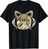 Gold Black Football Coquette Bow Game Day Touchdown Season T-Shirt