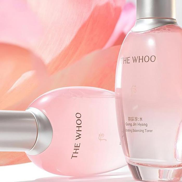The History of Whoo Gongjinhyang Soo Vital Hydrating 2-Piece Set – Deep Moisture & Soothing Care for Sensitive Skin, Korean