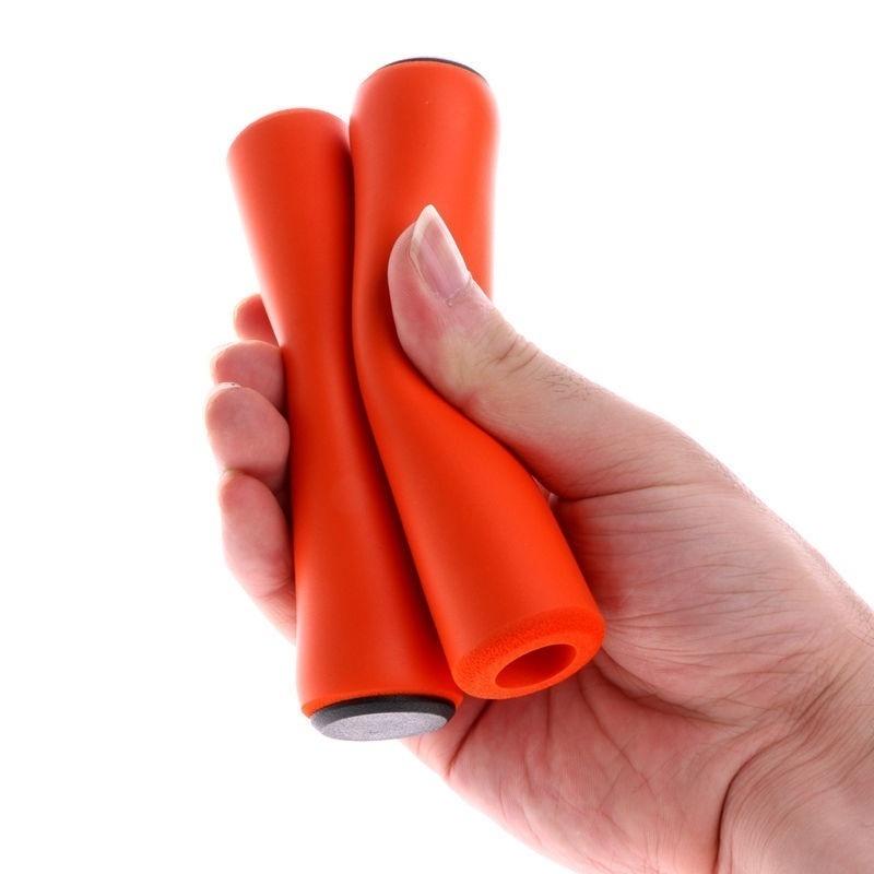 1Pair(2Pcs) Bicycle Soft Foam Sponge Handlebar Cover Outdoor Mountain Cycling Bike Silicone Anti-Slip Handle Bar