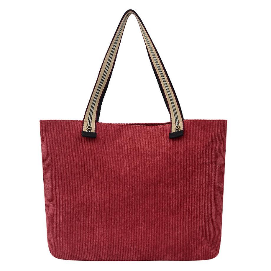 Women Corduroy Shoulder Bag Canvas Crossbody Bags Handbag Tote Messenger Bags For Girls Wholesale