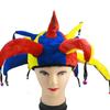 Creative Colorful Halloween Party Clown Hat with Small Bell Carnival Funny Costume Ball Funny
