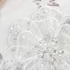 White Organza, Lace, Embroidered Nails, Beads, Sequins, Flower Embellishments, Bags, Dresses, Accessories, Fabric Patches