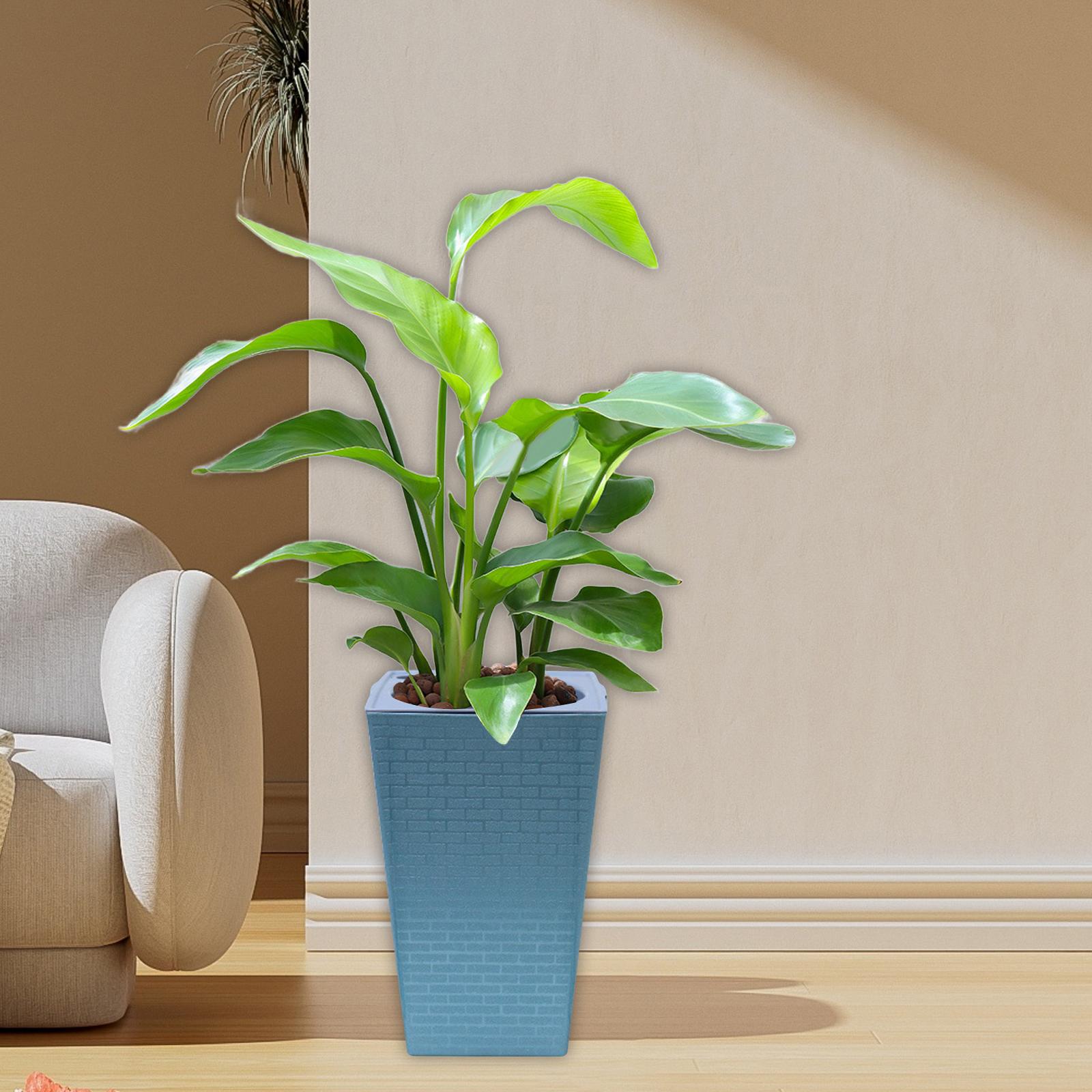 

Plant Pot Self Watering Flower Pot 10.7inch Tall Lightweight античний срібного кольору