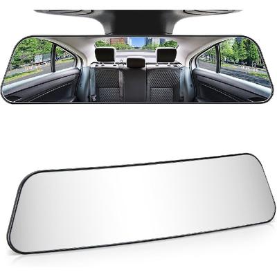 JOYTUTUS Rearview Mirror, 12 Inch Panoramic Interior Clip-On Wide Angle Convex Universal Rear View Mirror To Reduce Blind Spot Effectively For More
