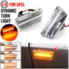 Side Marker Turn Signal Light 2PCS  Sequential Flashing Side Marker Light LED Dynamic Flowing for Opel Astra H Zafira B Corsa D