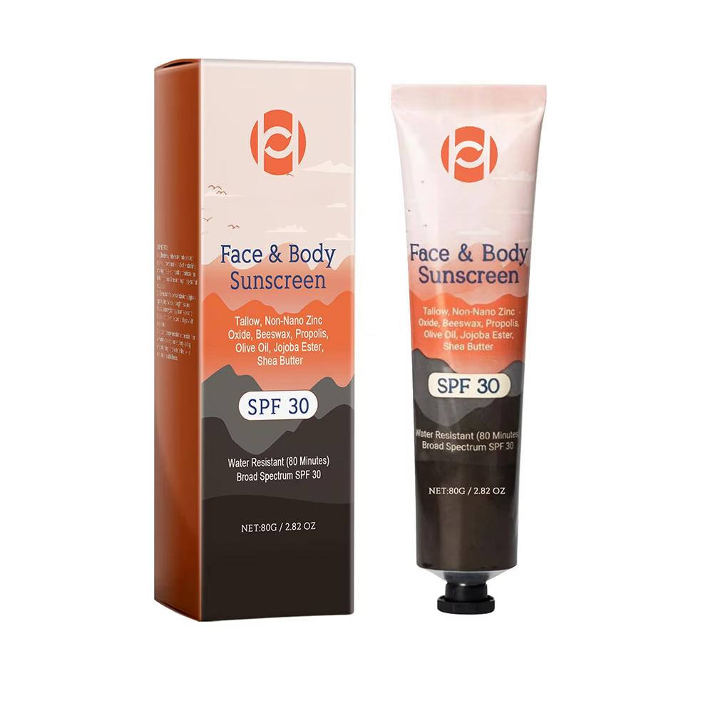 

Солнцезащитный крем для лица и тела SPF 30+ Эффективная защита от солнца Легкий увлажняющий водостойкий освежающий солнцезащитный крем для контроля жирности кожи 1PC