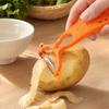 2Pcs Multifunctional Fruit Vegetable Peeler & Grater, Double Side Stainless Steel Blade Peeler and Grater, Sharp Blade Peeler for Kitchen Cucumbers