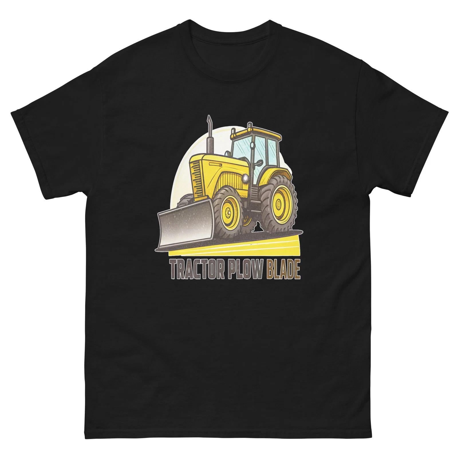 Tractor Plow Blade Farming Rural Life Agriculture T-Shirt S