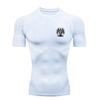 Angel Warrior  Men's Sports T-shirt Training Fitness Compression Shirt Rashgard Tops Quick Dry Short Sleeve T-Shirt