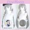 Zootopia Judy Hopps Cosplay Wig With Silver Twisted Buns For Women