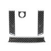 4Pcs Carbon Fiber Interior Center Storage Cover Trim For Subaru Forester