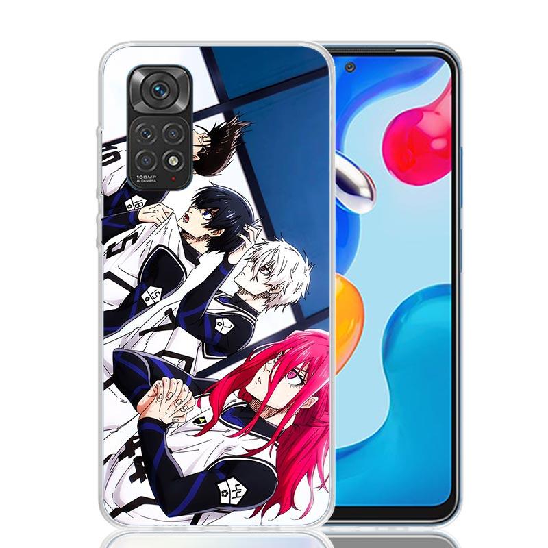 Blue Lock Isagi Yoichi Phone Case For Xiaomi Redmi Note 15 14 13 12S 12 Pro Plus 11S 11E 11 11T 10S 10 Art Soft Pattern Cover Re