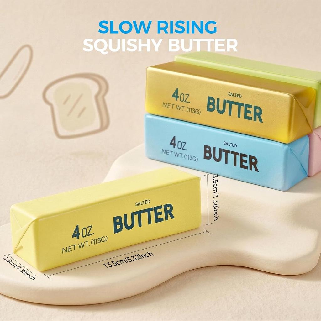 Squishy al Burro, Giocattoli Morbidi Spremibili a Lenta Risalita, Palline Antistress Squishies per Scrivania d'Ufficio, Gadget per Feste e Regali di Compleanno