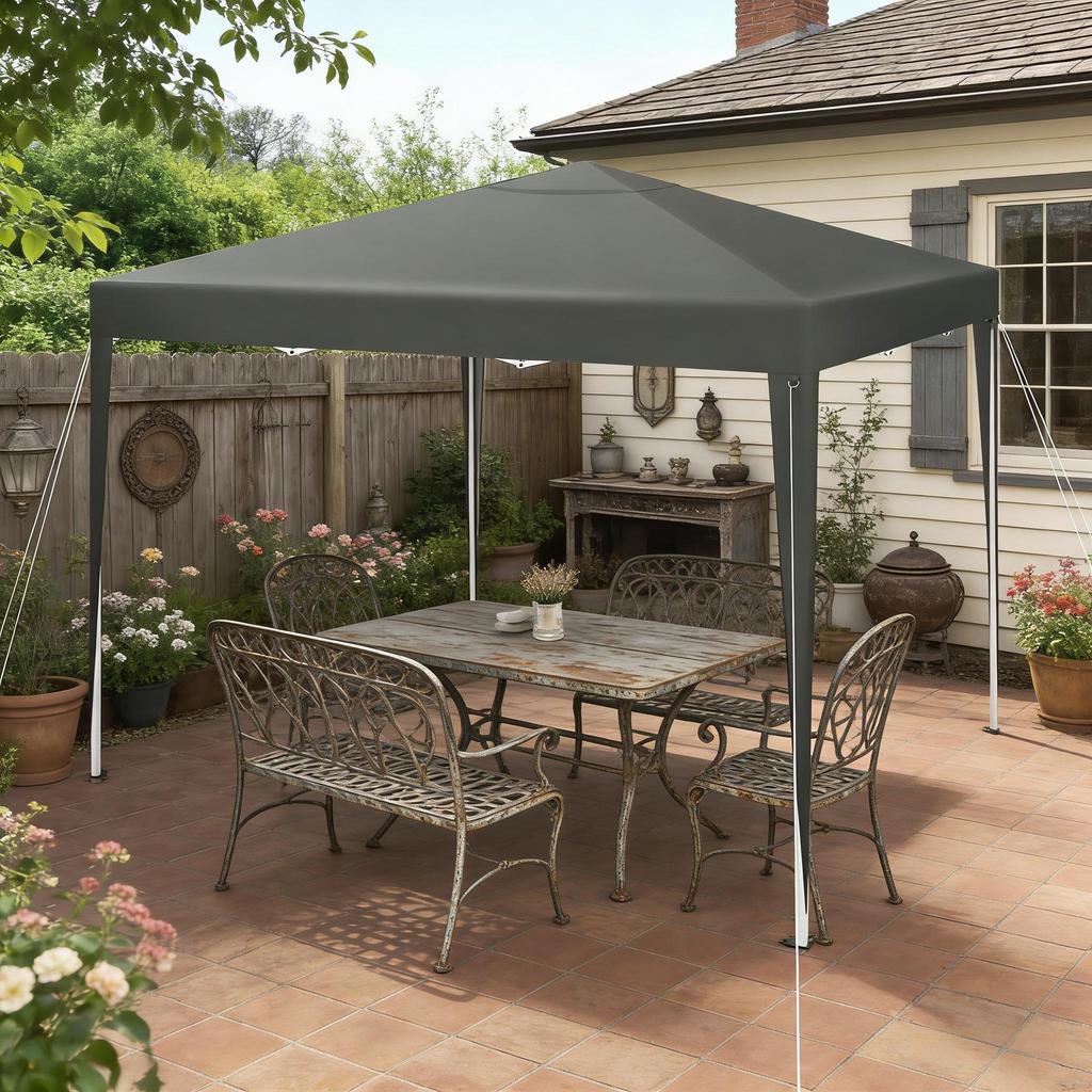 Modern Pop Up Roof Tent, Gazebo for Parties with Carrying Bag, Portable Gazebo, for Outdoor(only with Gazebo)