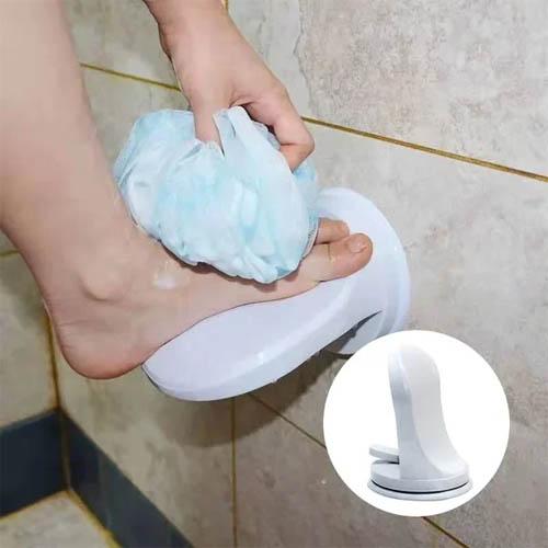 Tingml Shower Foot Rest Stand for Shaving Legs Suction Cup Bathroom Washing Feet Aids
