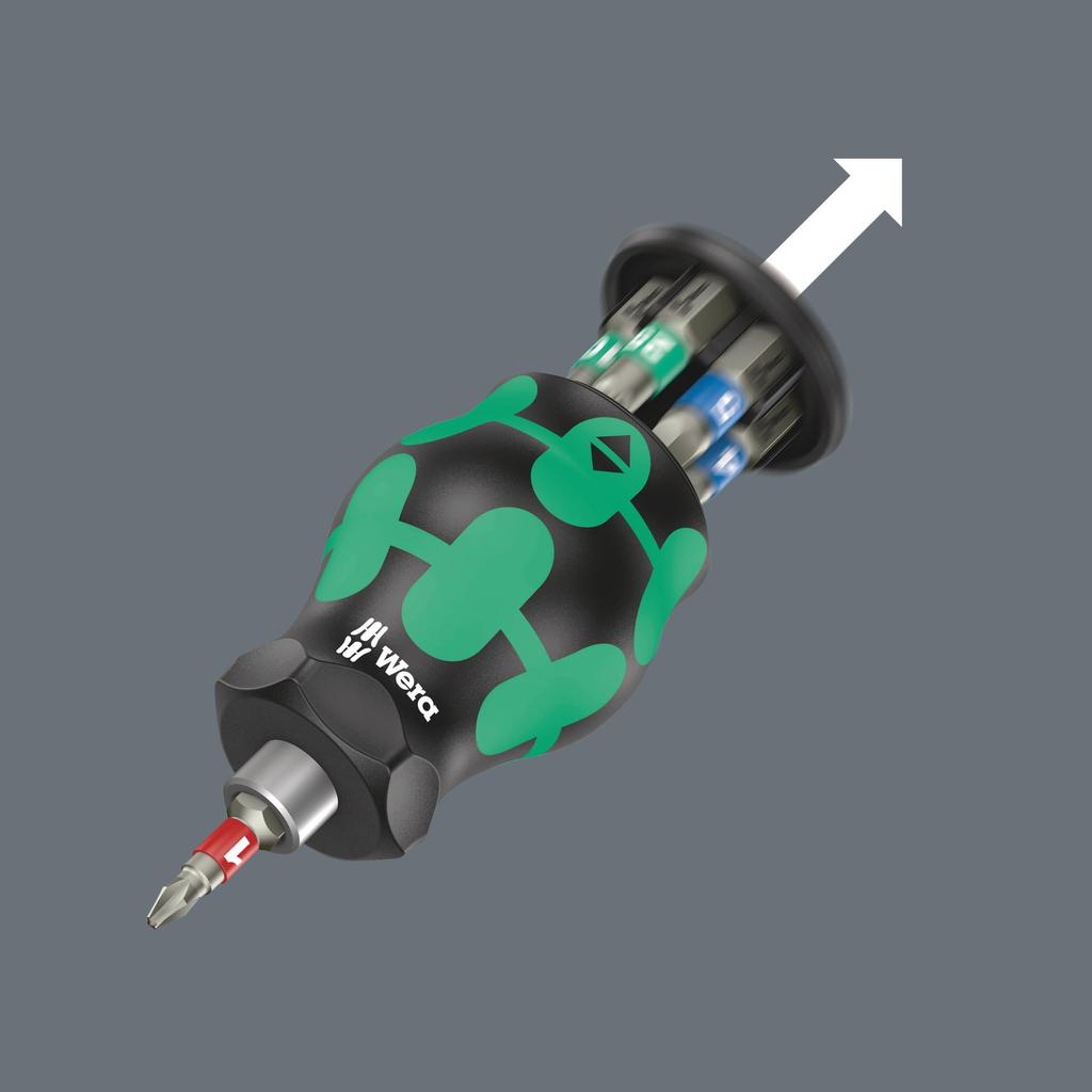 WERA bisiklet kısa tornavida 7 paslanmaz çelik uçlu 004179