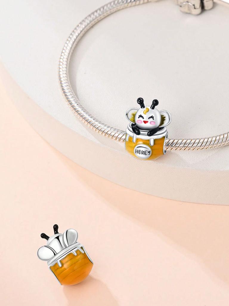Charm Plata Copper Colors Autumn Owl Squirrel Bead Charms Pendants For Genuine Bracelets For Women DoItYourself Jewellery Love Gifts