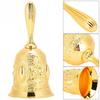 Hand Bell Metal Crafts Innovative Reminder Home Decoration Zinc Alloy Golden European-Style