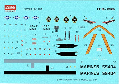 COMFIX 1/72 North American COIN OV-10 Bronco US Air Force Specification ACADEMY