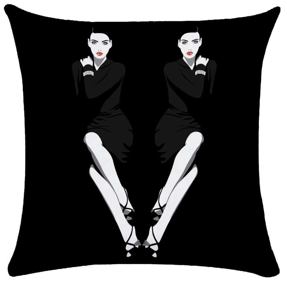 Home Decor Throw Pillow Covers Room Aesthetics Fashion Ladies   Double Bed Cushion