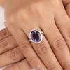 Natural Iolite Gemstone 925 Sterling  Silver Women's Jewelry Handmade Engagement Ring For Bride RR-80-6