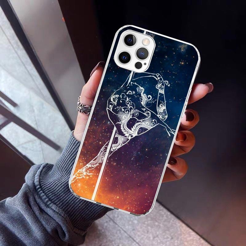 Pole Dancer Dancing Phone Case For iPhone 17 Air 11 13 Mini 14 15 Plus 16 12 Pro Max 16E SE 7 8 Pattern Soft TPU Back Cover  17