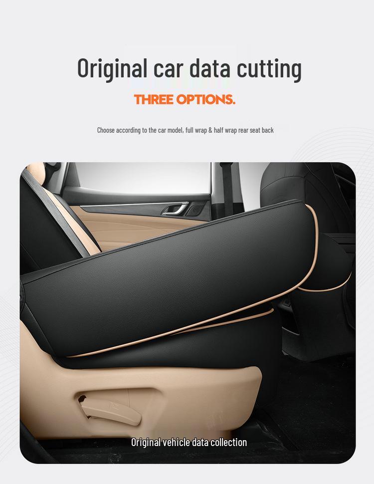 Thunder E5 Universal Leather Car Seat Cushion (New Model, Five-Seat, All-Season)