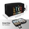 Vintage Volleyball Tri-Blend Aufbewahrungstasche Tragbare Make-up-Taschen mit großer Kapazität für Damen Herren Reise Kosmetiktasche Kulturbeutel