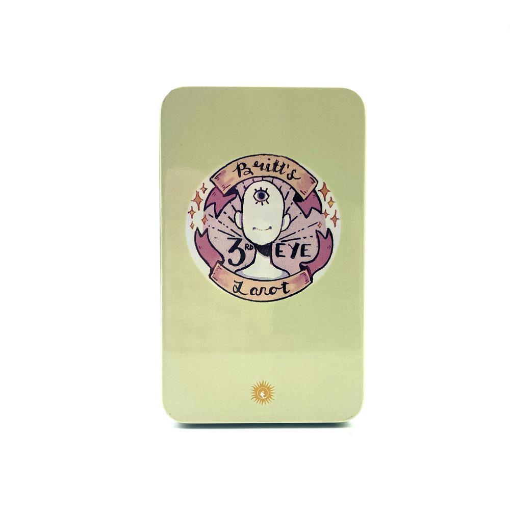 Third Eye Tarot Decks Metal Box With Colorful Edges For Tarot Card Reading And Divination