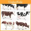 Set Model Animale de Fermă din PVC cu Figurine Realiste de Vacă Lăptăreasă și Taur Pentru Jocuri Educative pentru Copii