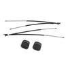 Set Cavi Maniglie Inclinazione Sedile Anteriore 1441167 Sinistro Destro Efficienza Migliorata Alta Resistenza per Fiesta