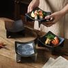 Small Ceramic Plate Barbecue Dipping Sashimi Sushi Soy Sauce Dishes Home Desktop Snack Fruit Dessert Plates