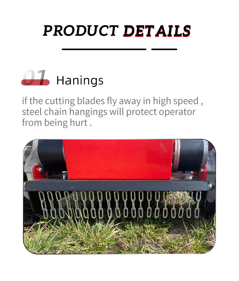 Self-Propelled Remote Control Mower: Tracked Weeder for Overgrown Lawns In Southeast Asia