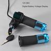Electric Bike Throttle With Lcd Display Indicator Gas Handle Throttle Lock Key