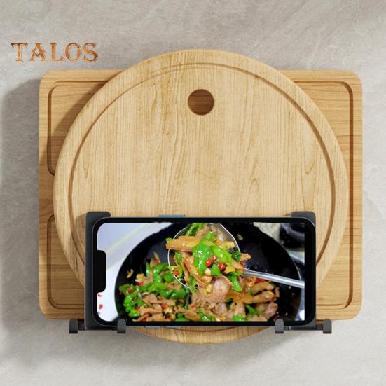 Pot Lid Storage Rack Wall-mounted No Drilling Removeable Waterproof Strong Stickiness Anti-slip Cutting Board Organizer Kitchen Wall Pot Lid Dish