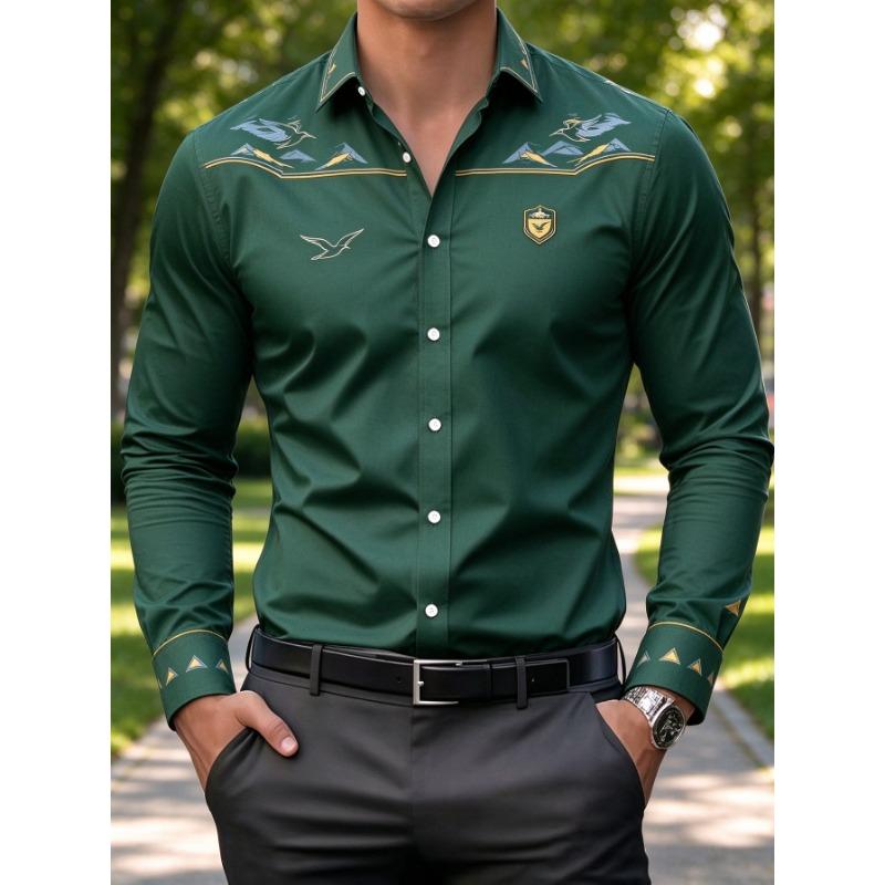 Men's 3D casual shirt is soft, comfortable, breathable and comfortable fabric