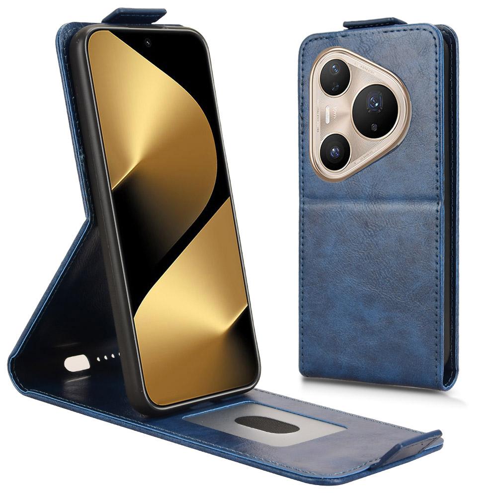 For Huawei Pura 80 Pro/80 Pro+ Stand Case Magnetic Clasp Vertical Flip Leather Phone Cover with Card Holder