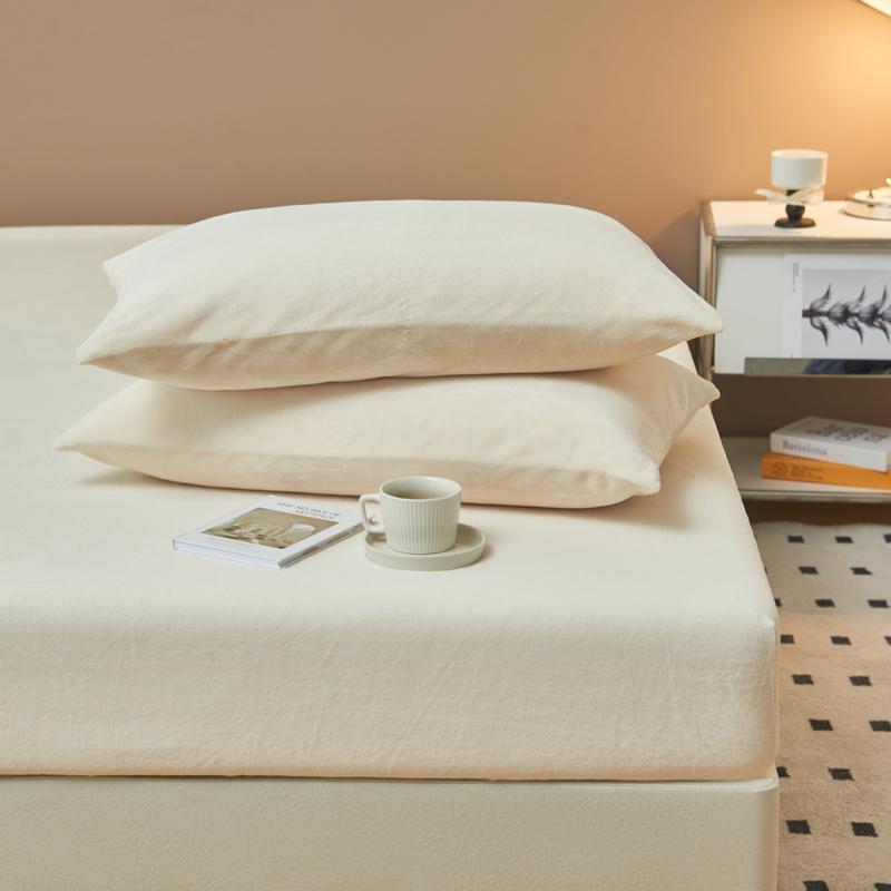 Pink Pillowcase Velvet Pillows Cover Skin-friendly Pillowslip Funda Almohada 48x74cm Cushion Cover 2pcs Rectangle Pillow Cases