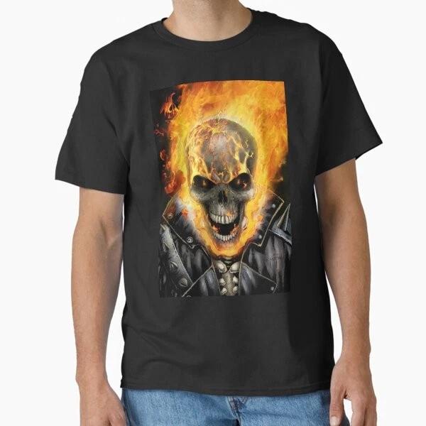 Ghost Rider Classic T-Shirt Made in USA/AUS T-Shirt S-2XL 3XL