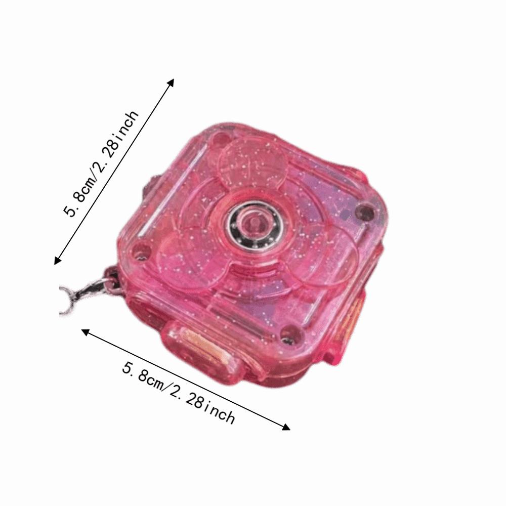 Fun Multi-Play Fidget Spinner Keychain Crisp Pressing Finger Relax Keychain Leisure