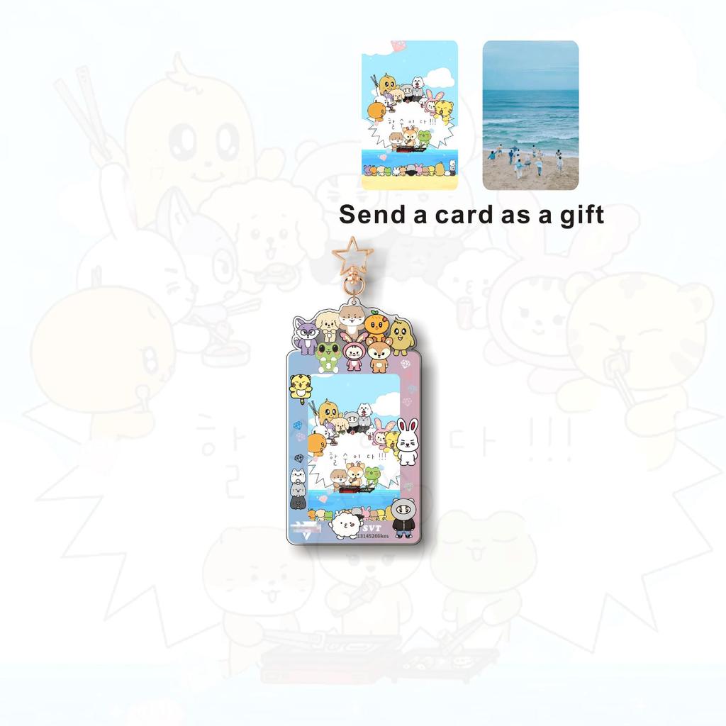 SEVENTEEN Acrylic Keychain & Card Holder Charm