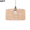 Paper Rope Lampshade Chandelier Shade Bulb Guard Woven Pendant Lampshade For Restaurant Teahouse Living Room