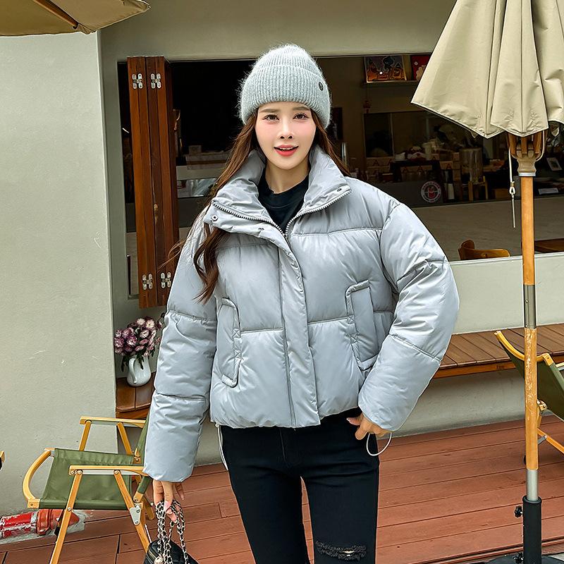 Down and Padded Jacket Women's New 2025 Short Slimming Cotton Jacket Women's Small Padded Jacket Thick Jacket