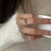 S925 Sterling Silver Bamboo-Inspired Jade Ring for Women - Fashionable and Versatile Design