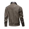 Spring and Autumn Men's Jacket Retro Coat Casual Japanese Lapel Loose Long Sleeve Leather Joker Cool