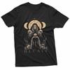 Hecate Greek Moon Goddess of Witchcraft Holding Skull Black T-Shirt